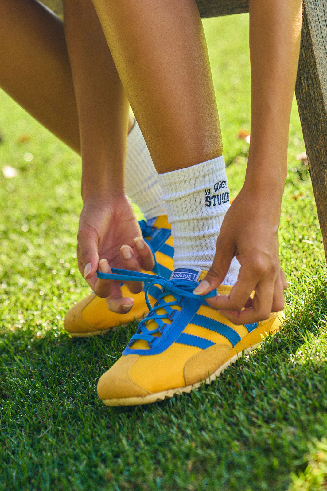 1978 Crew Socks - White & Navy - Image 4