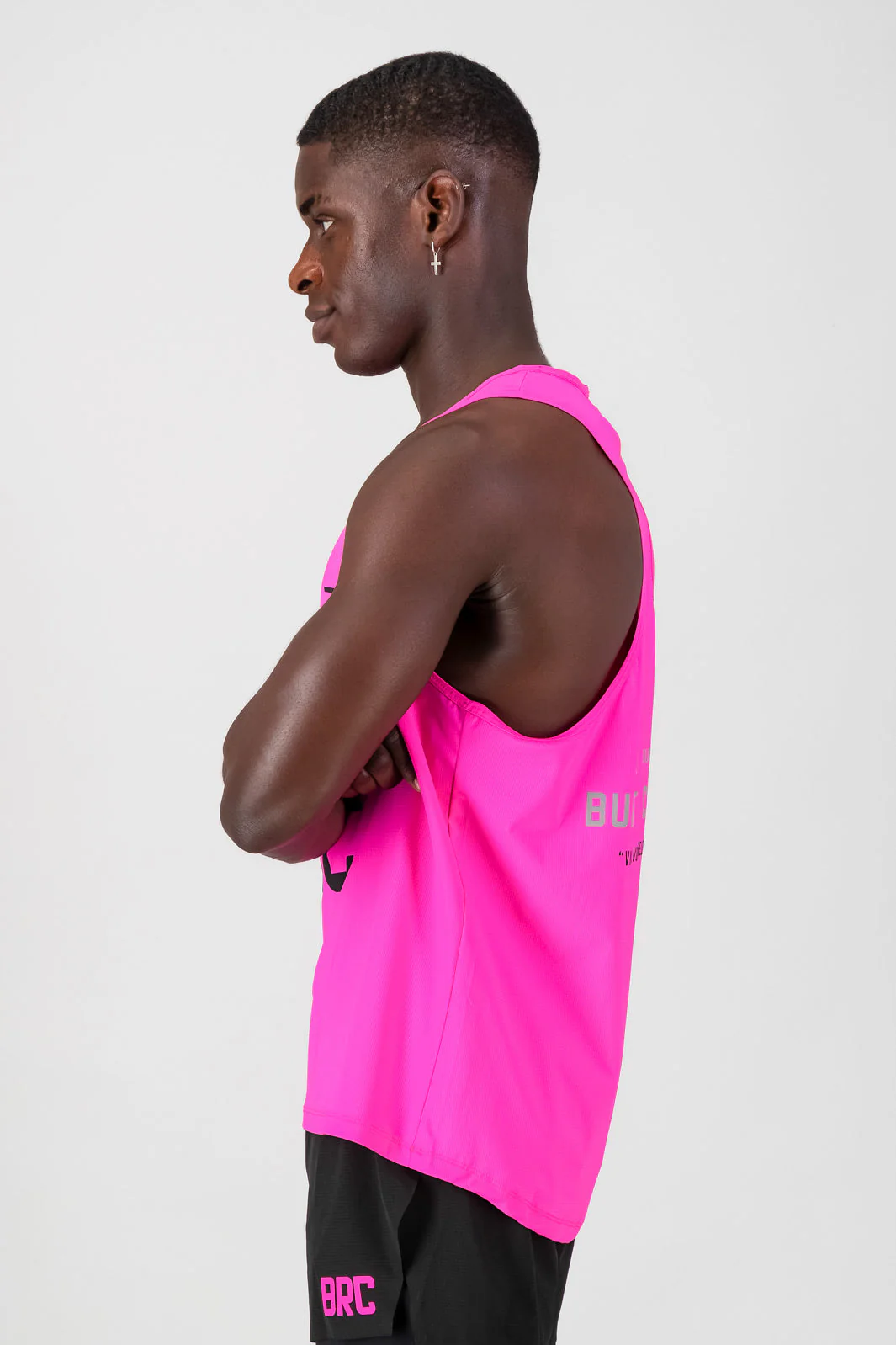 Aeroflow Men's Pro Tank - Electric Pink - Image 3