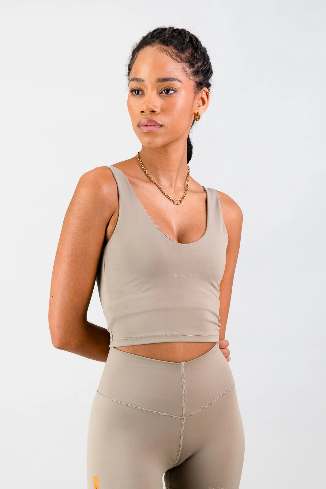 Aria Supportive Tank - Cashew - Image 3