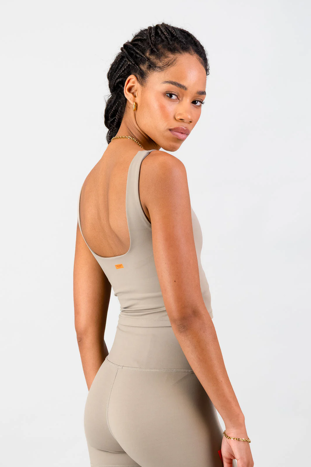 Aria Supportive Tank - Cashew - Image 4