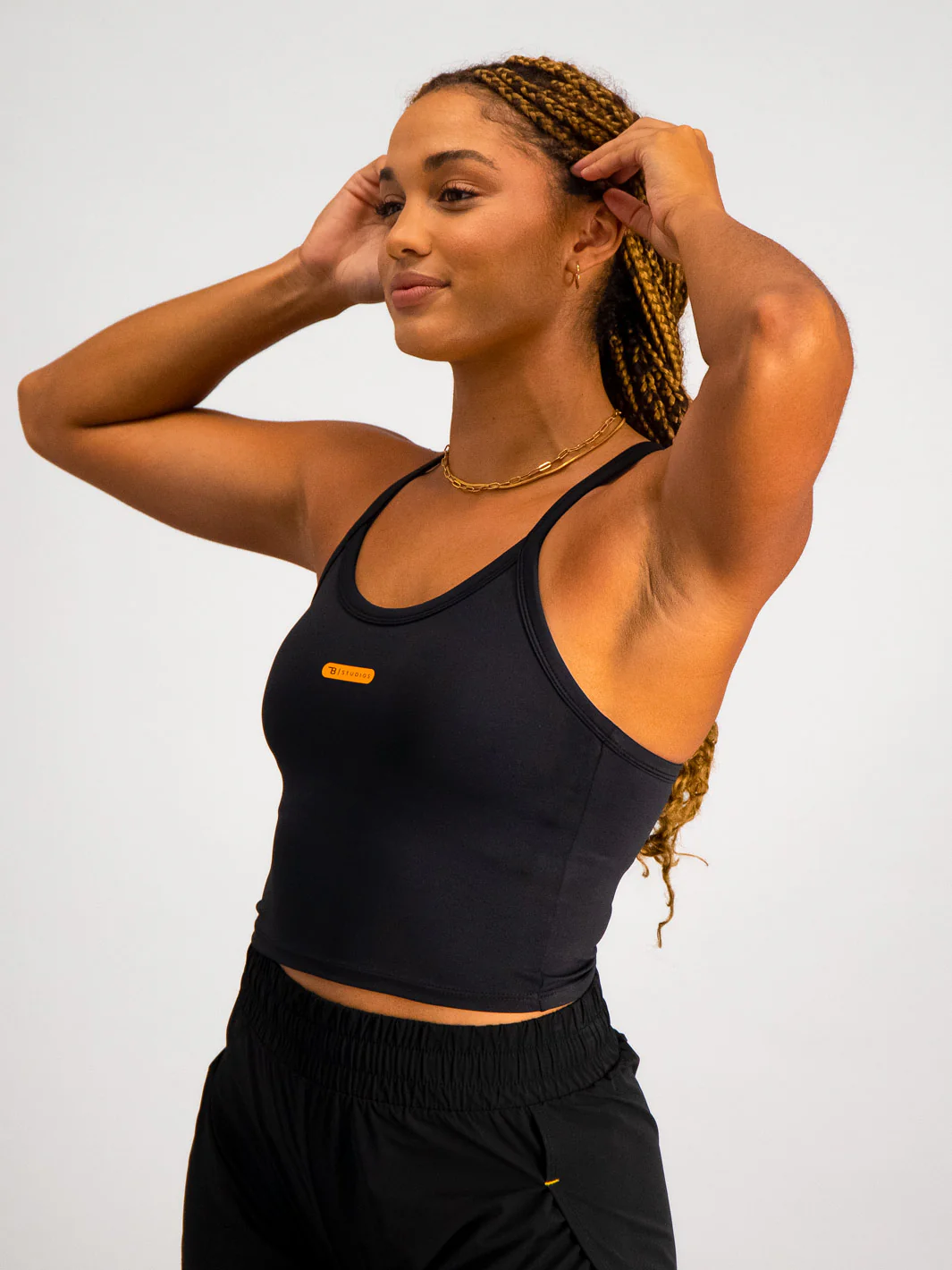 Atlantic Supportive Tank - Black - Image 3