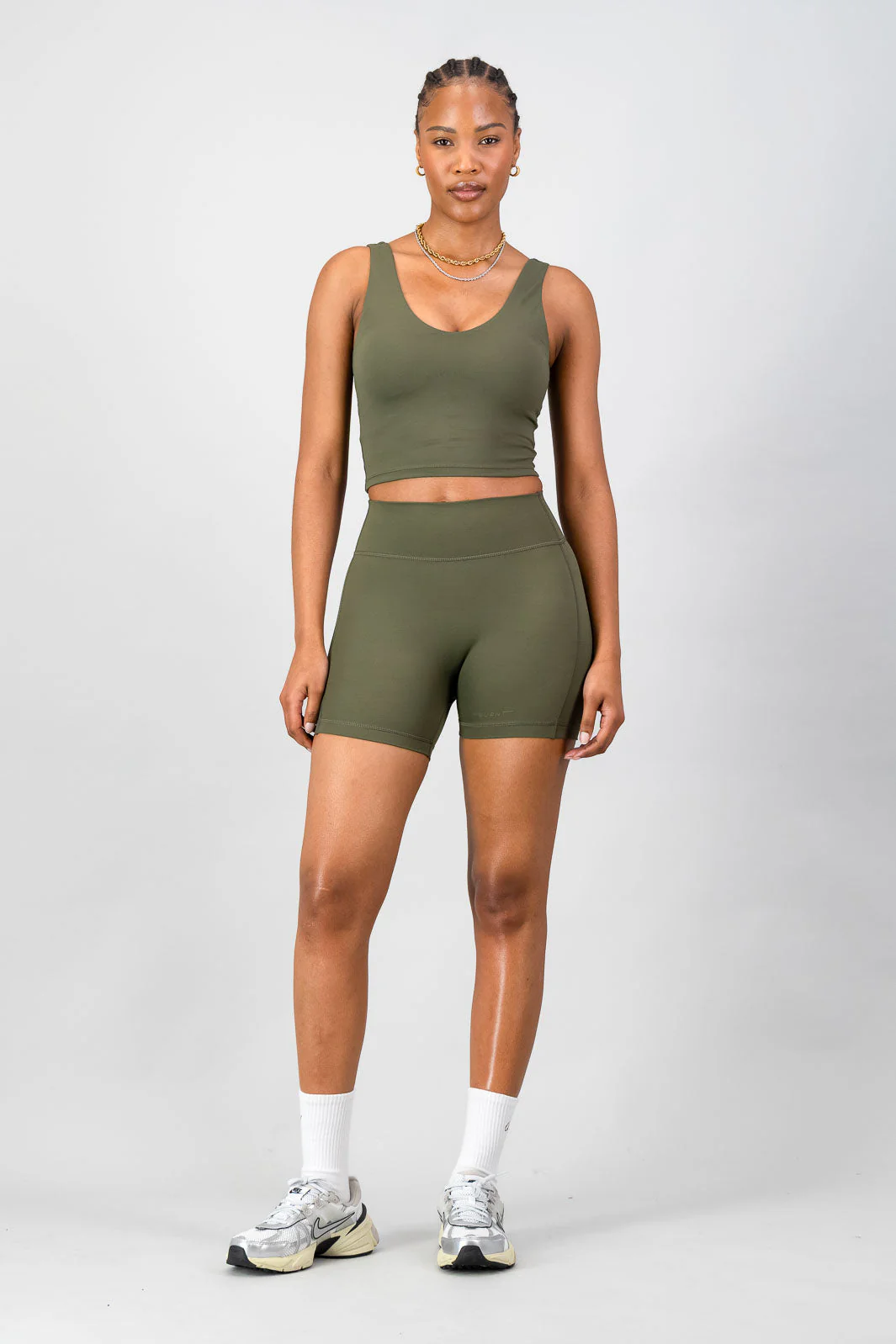 Ava Short - Olive - Image 6