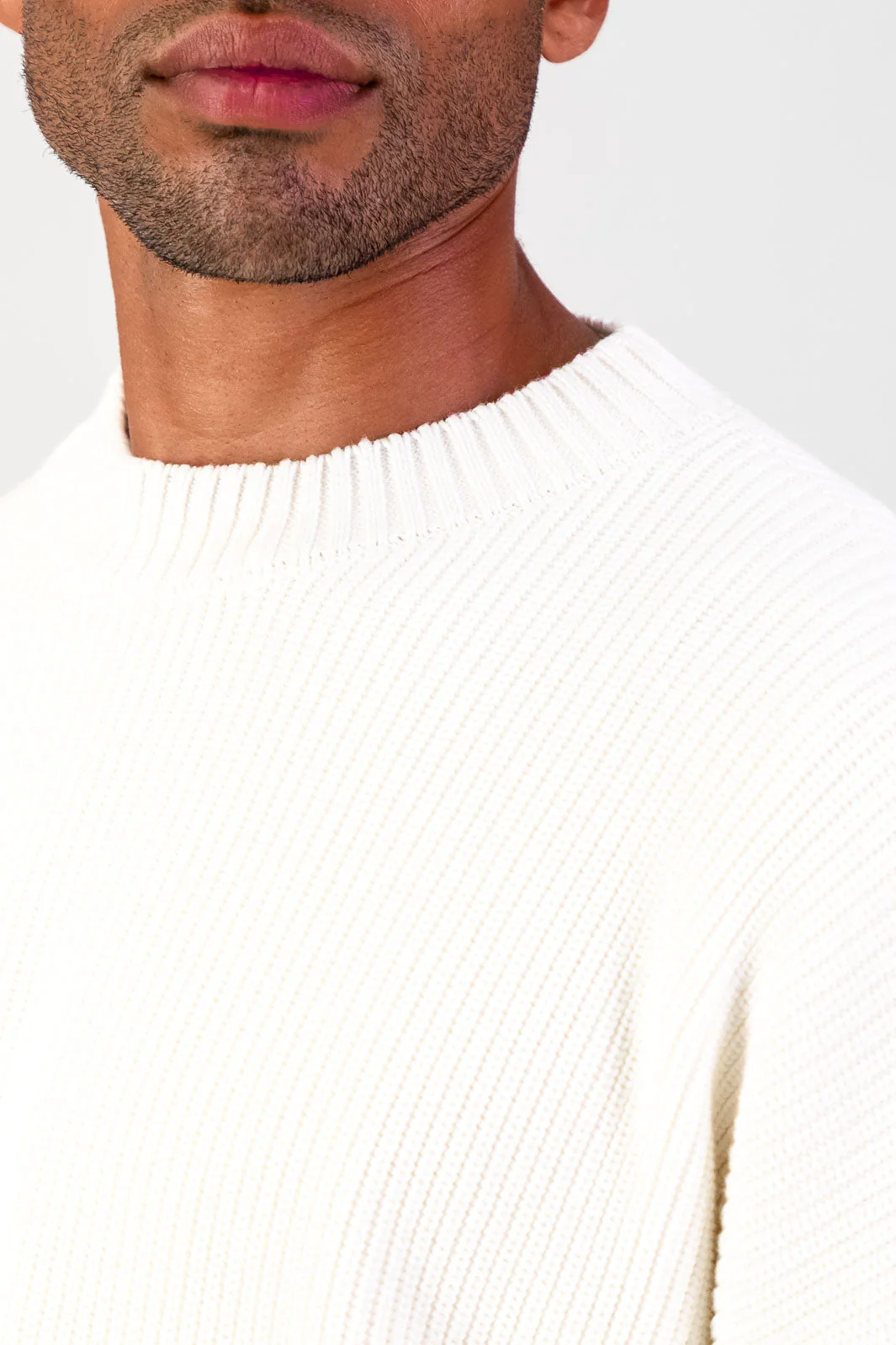 Boxed Crew Knit - Cream - Image 6