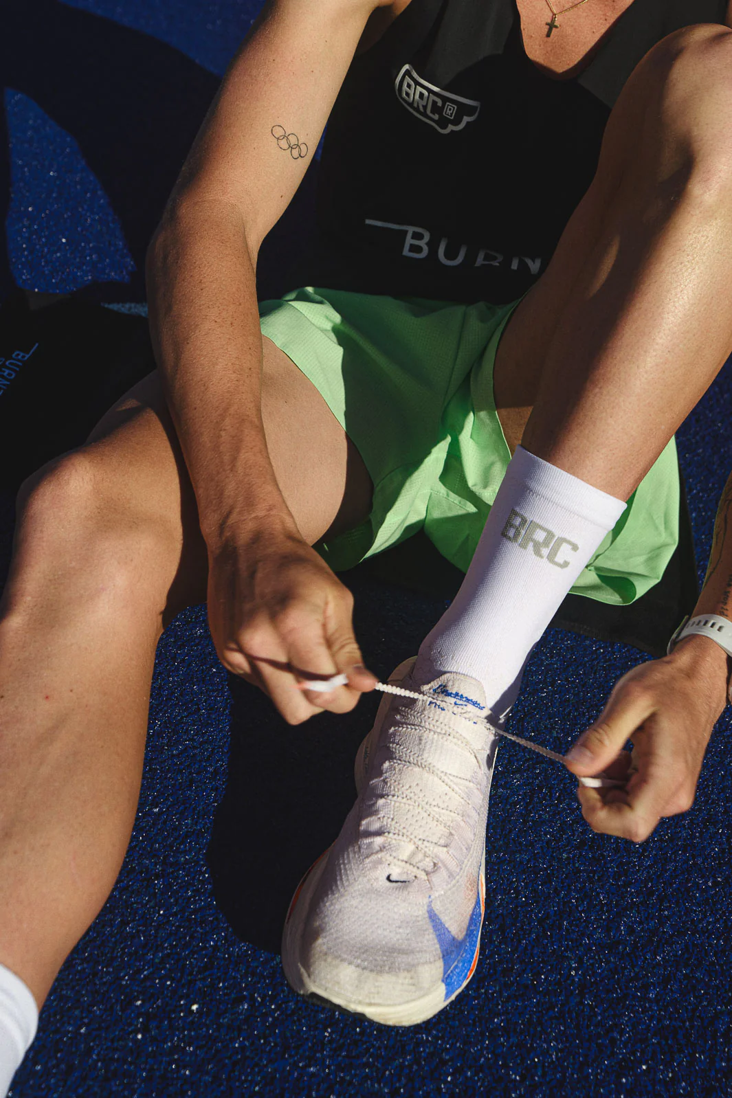 BRC Pro Socks - White & Grey - Image 4