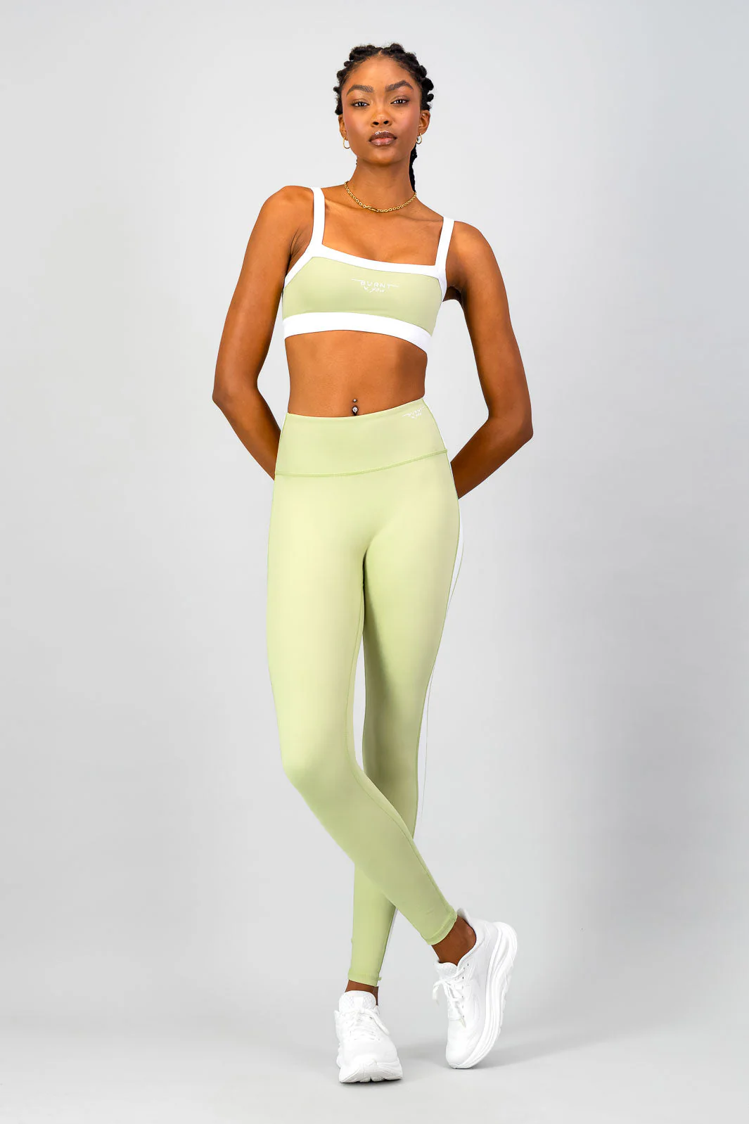 Burnt x You Legging - Aloe - Image 6