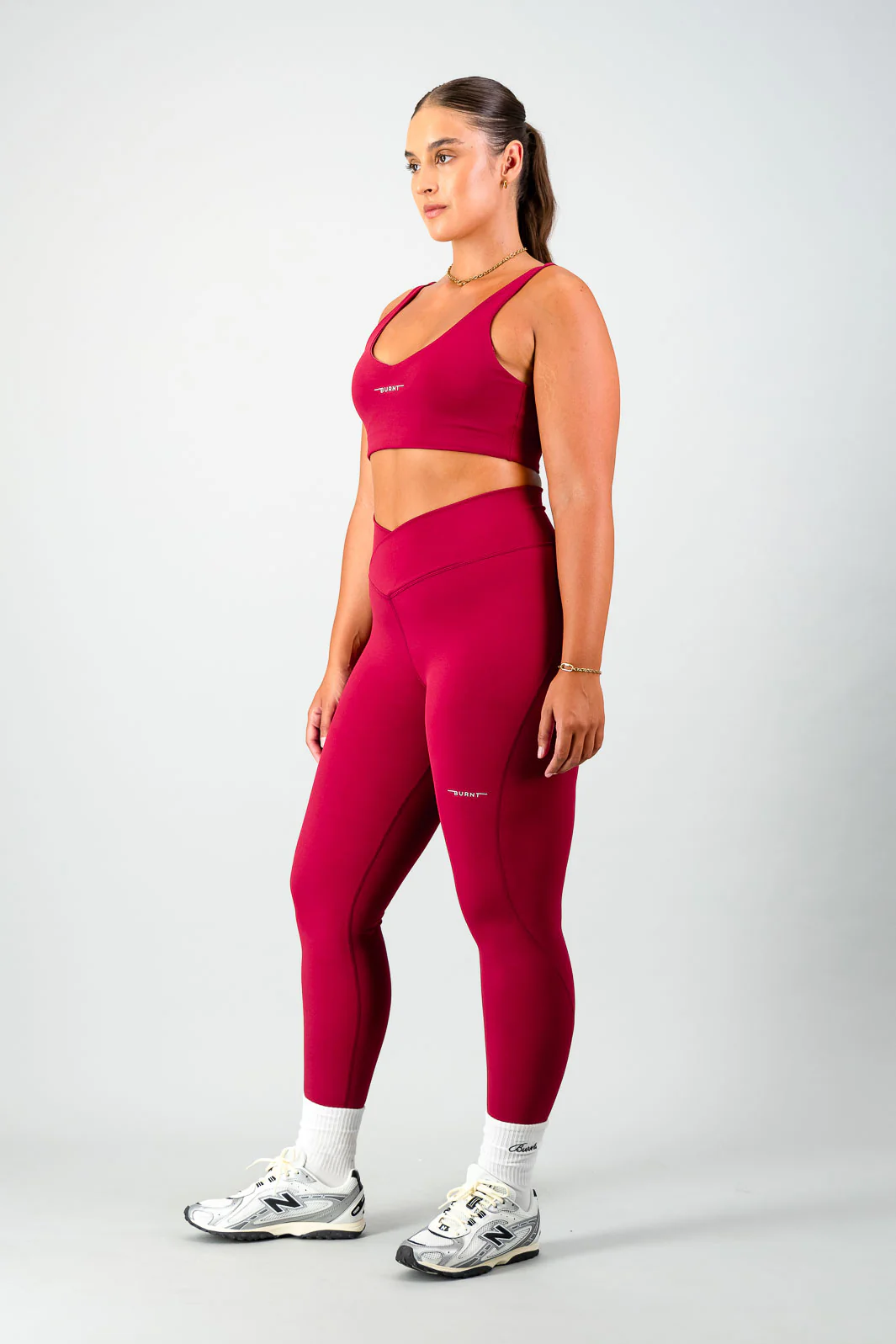 Contour Legging - Berry - Image 4