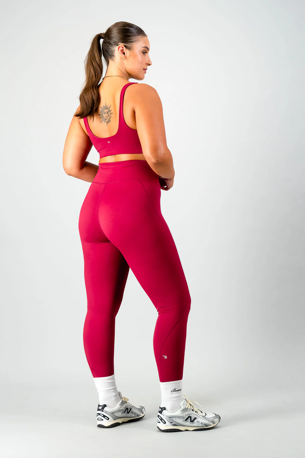 Contour Legging - Berry - Image 5
