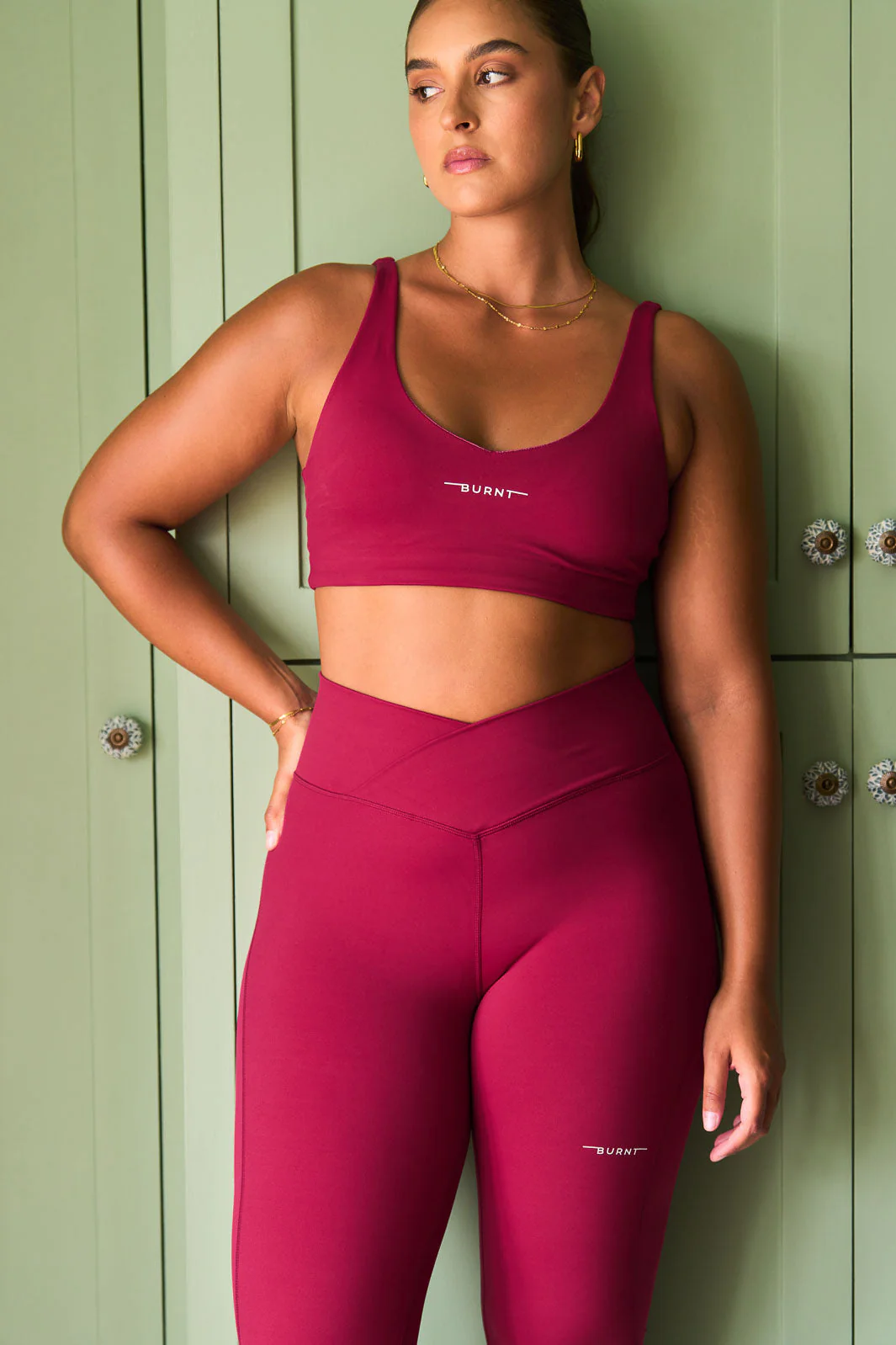 Contour Legging - Berry - Image 7