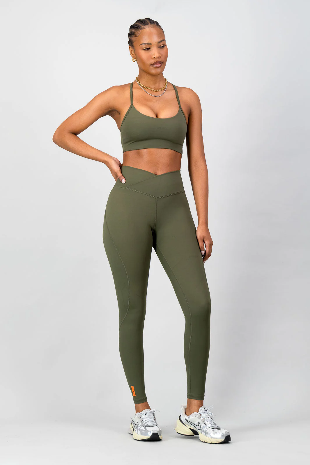 Contour Legging - Olive - Image 5