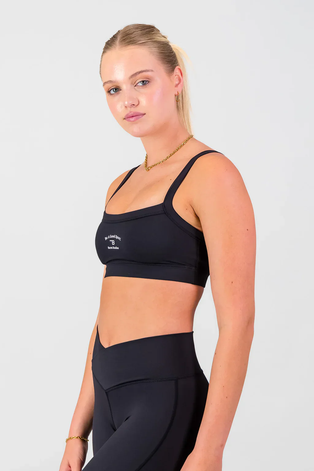 Core Sports Bra - Black - Image 4