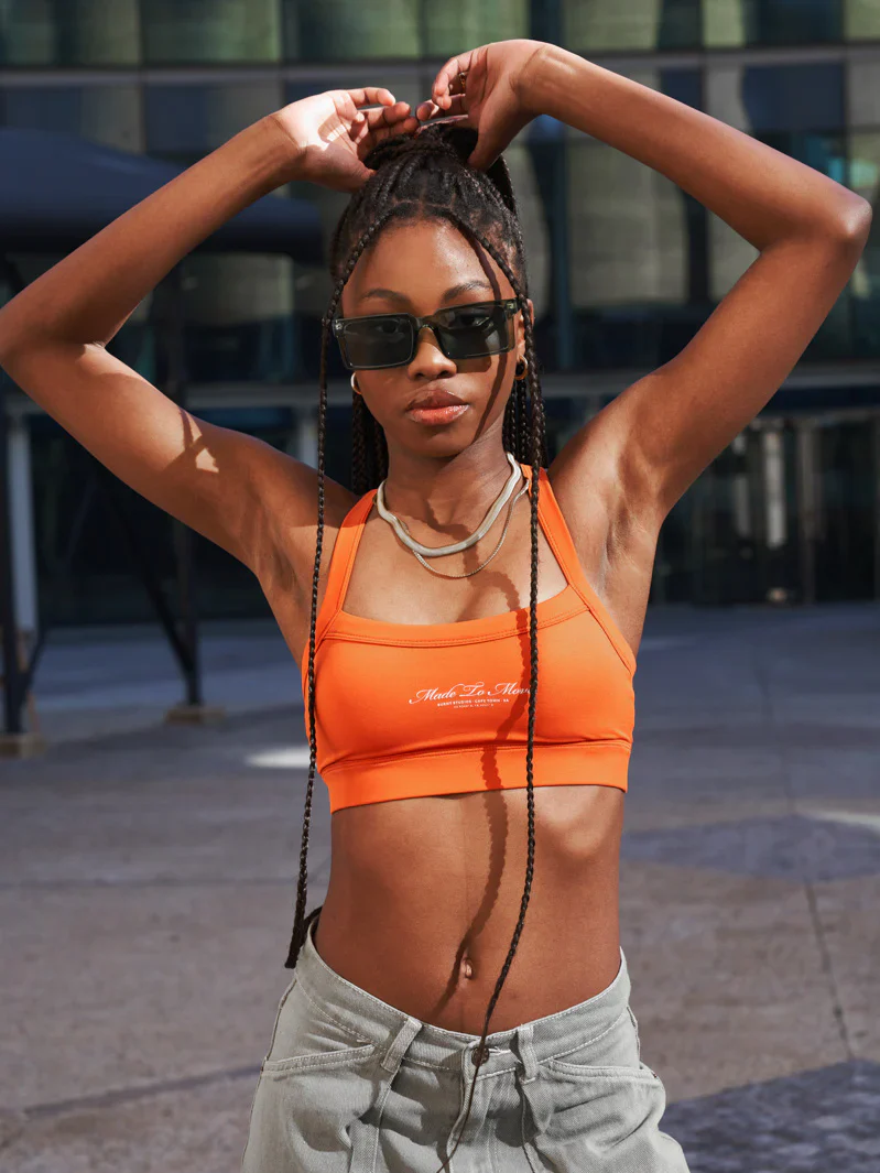 Core Sports Bra - Orange - Image 6