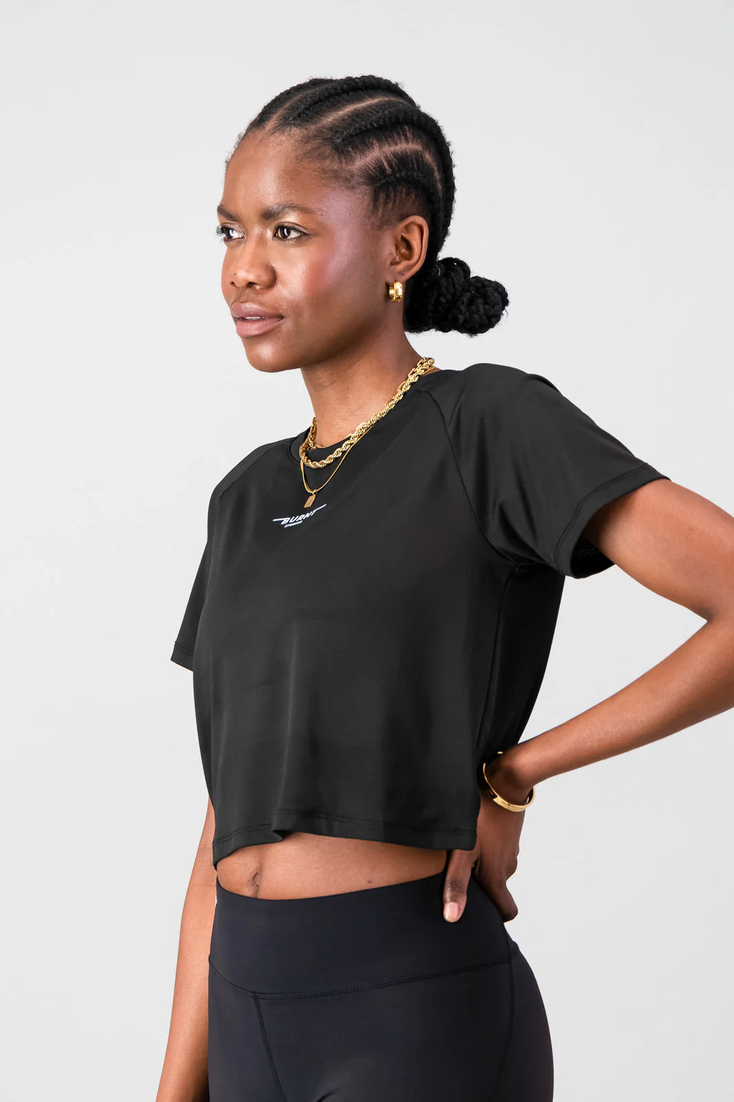 Essential Flow Tee - Black - Image 4