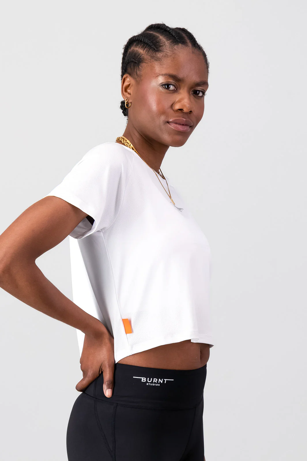 Essential Flow Tee - White - Image 4