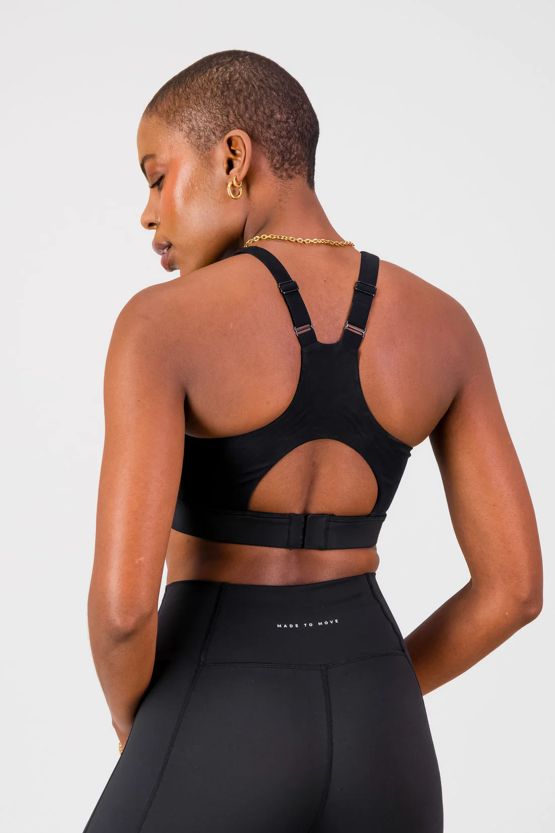 Essential Support Bra - Black - Image 4
