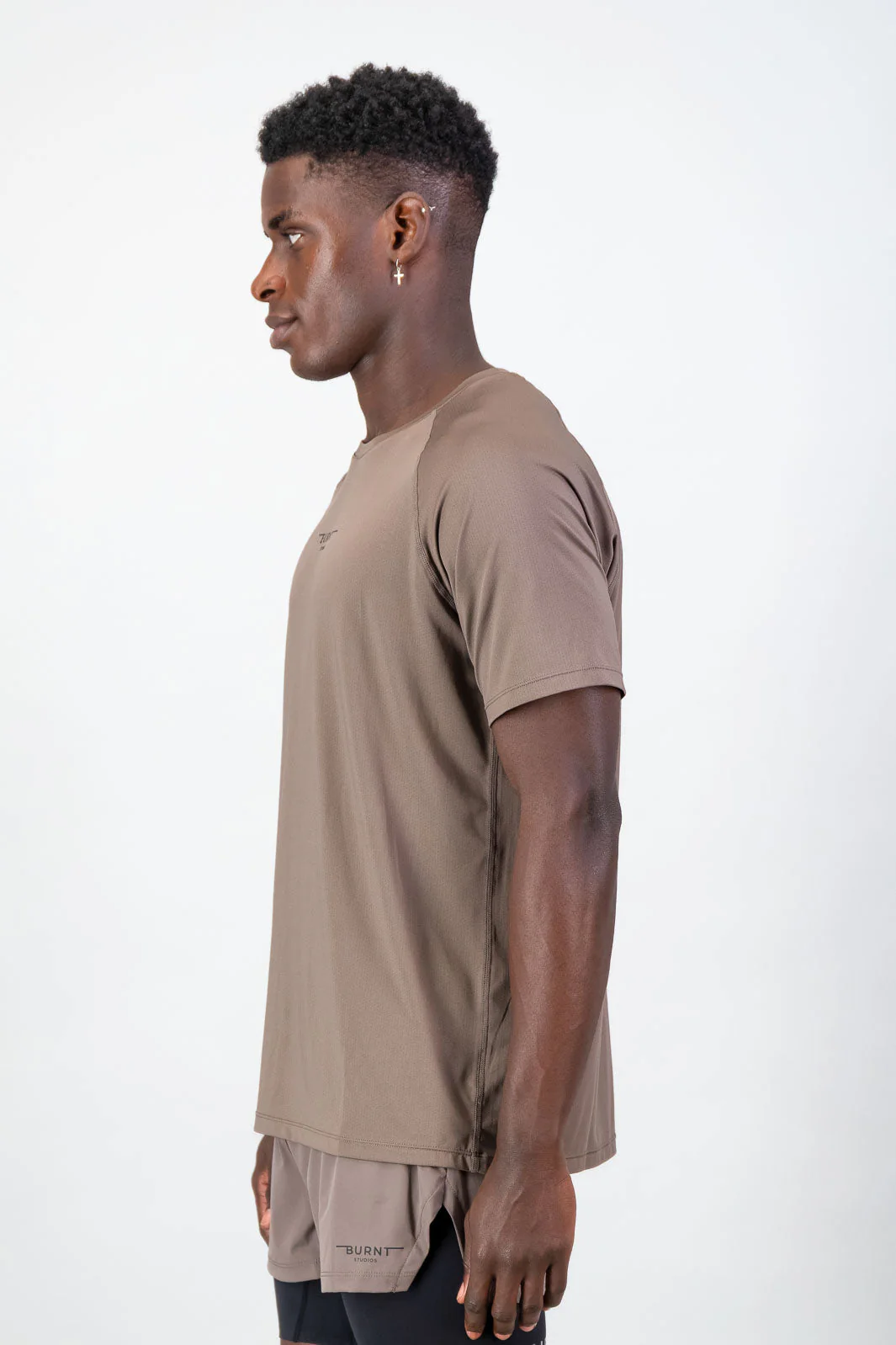 Fundamental Active Tee - Brown - Image 3