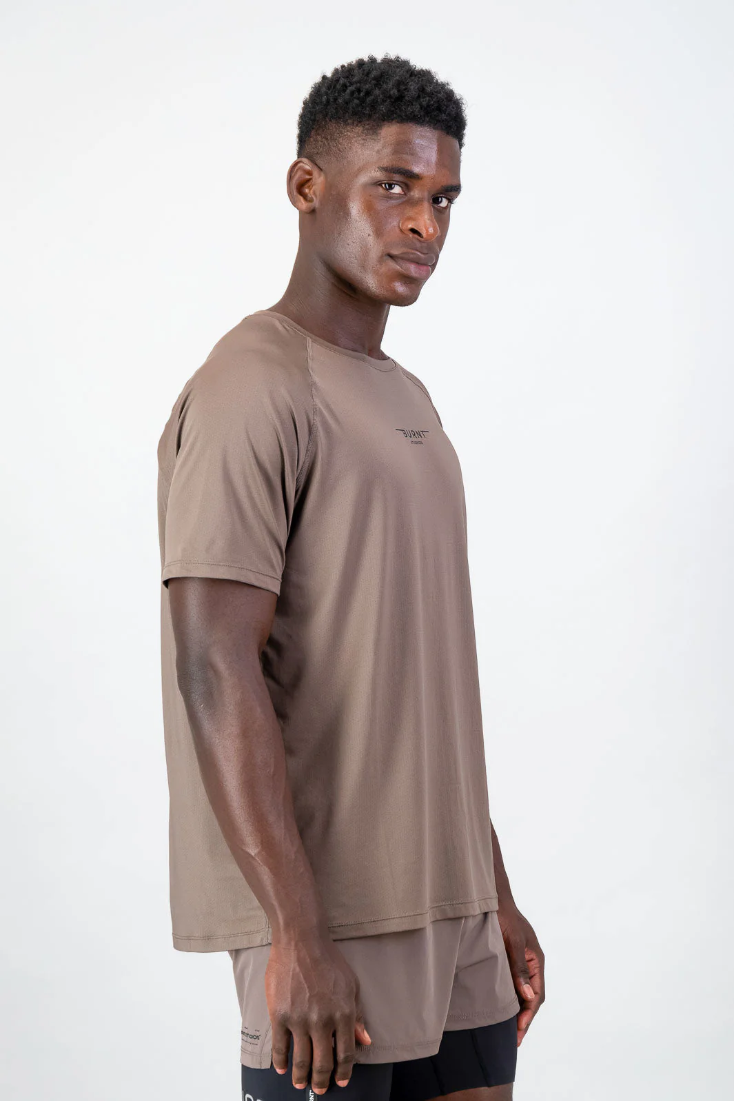 Fundamental Active Tee - Brown - Image 4