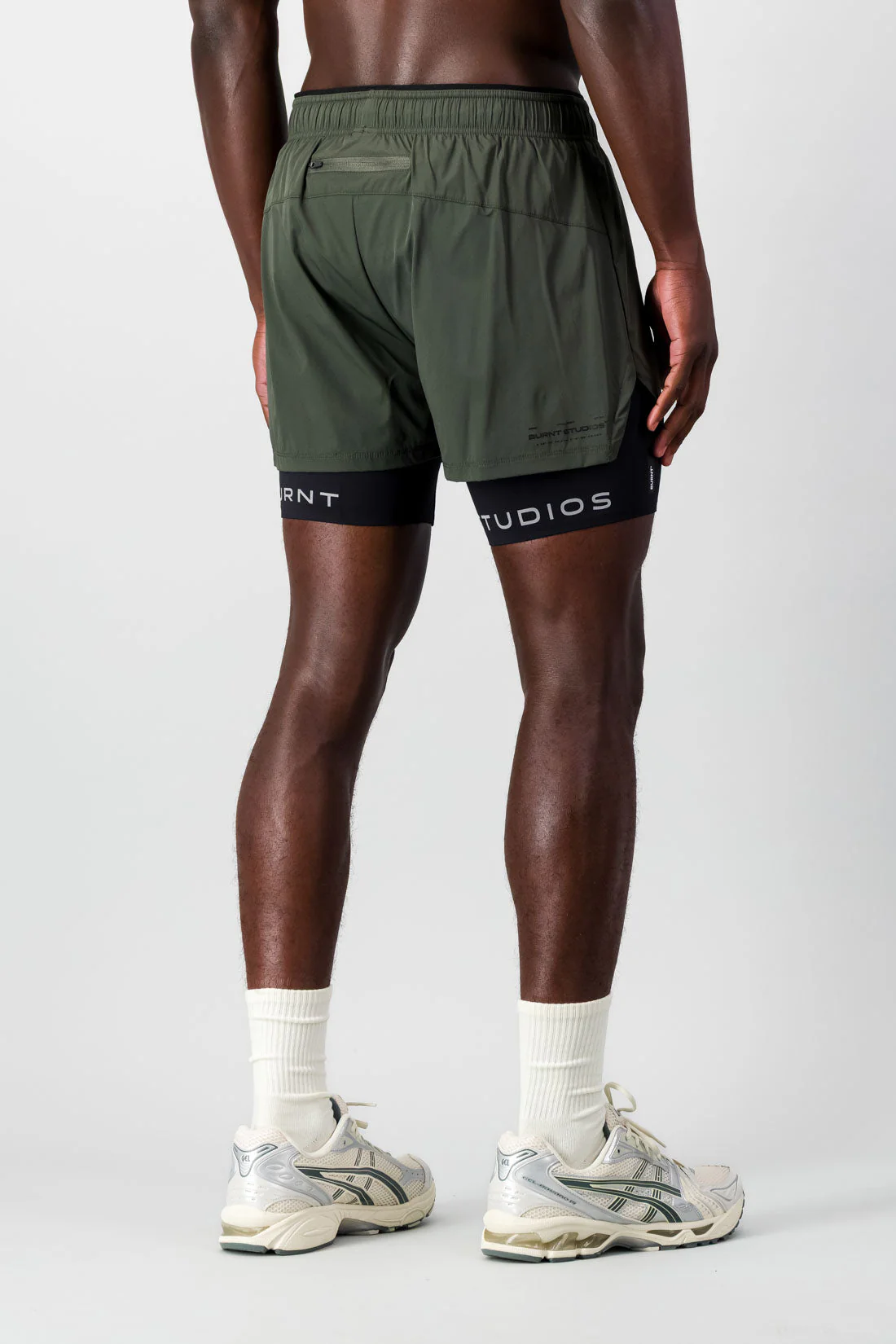 Energy 2-in- 1 Short - Forest Green - Image 3
