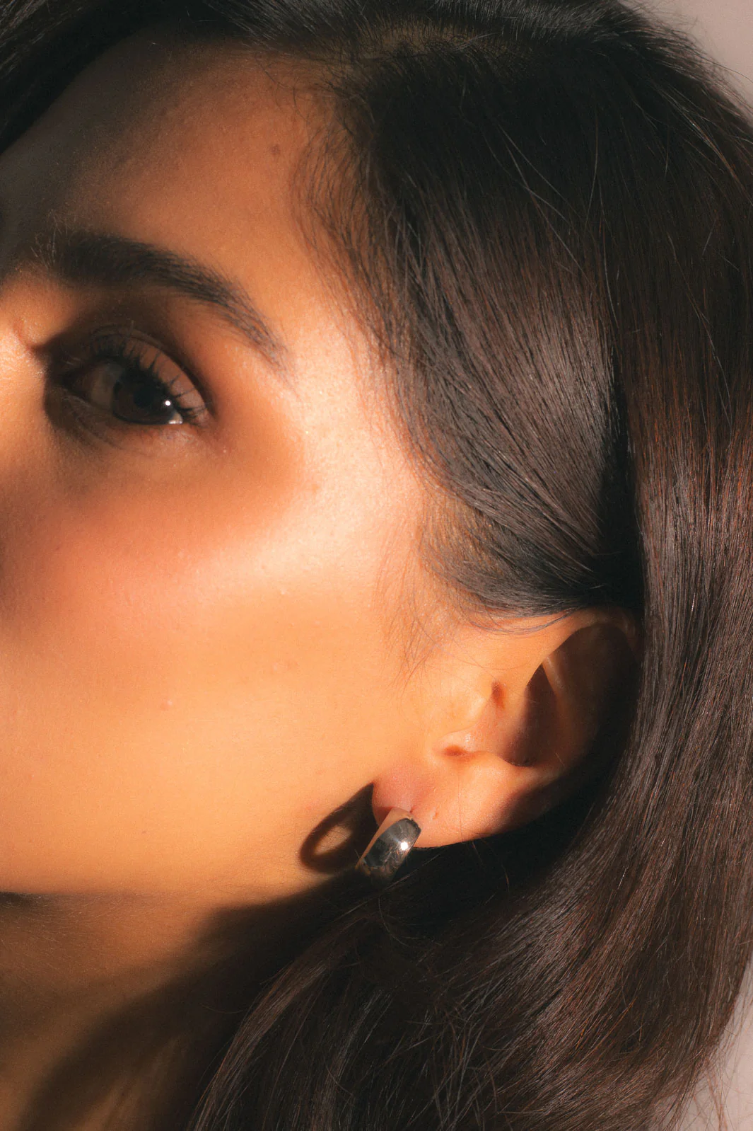 Huggies Earrings - Silver - Image 3