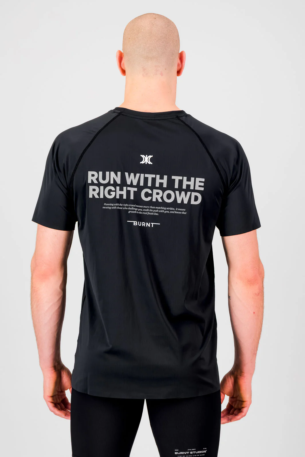 MOB x Burnt Men's Run Club Tee - Image 4