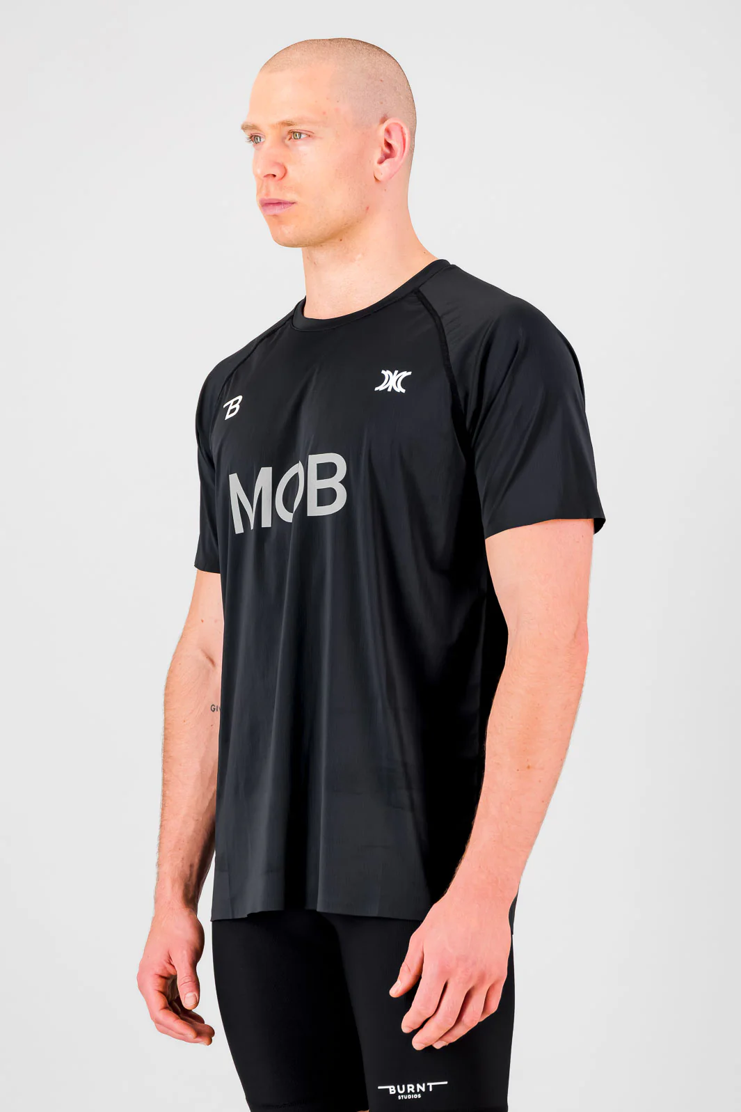 MOB x Burnt Men's Run Club Tee - Image 5