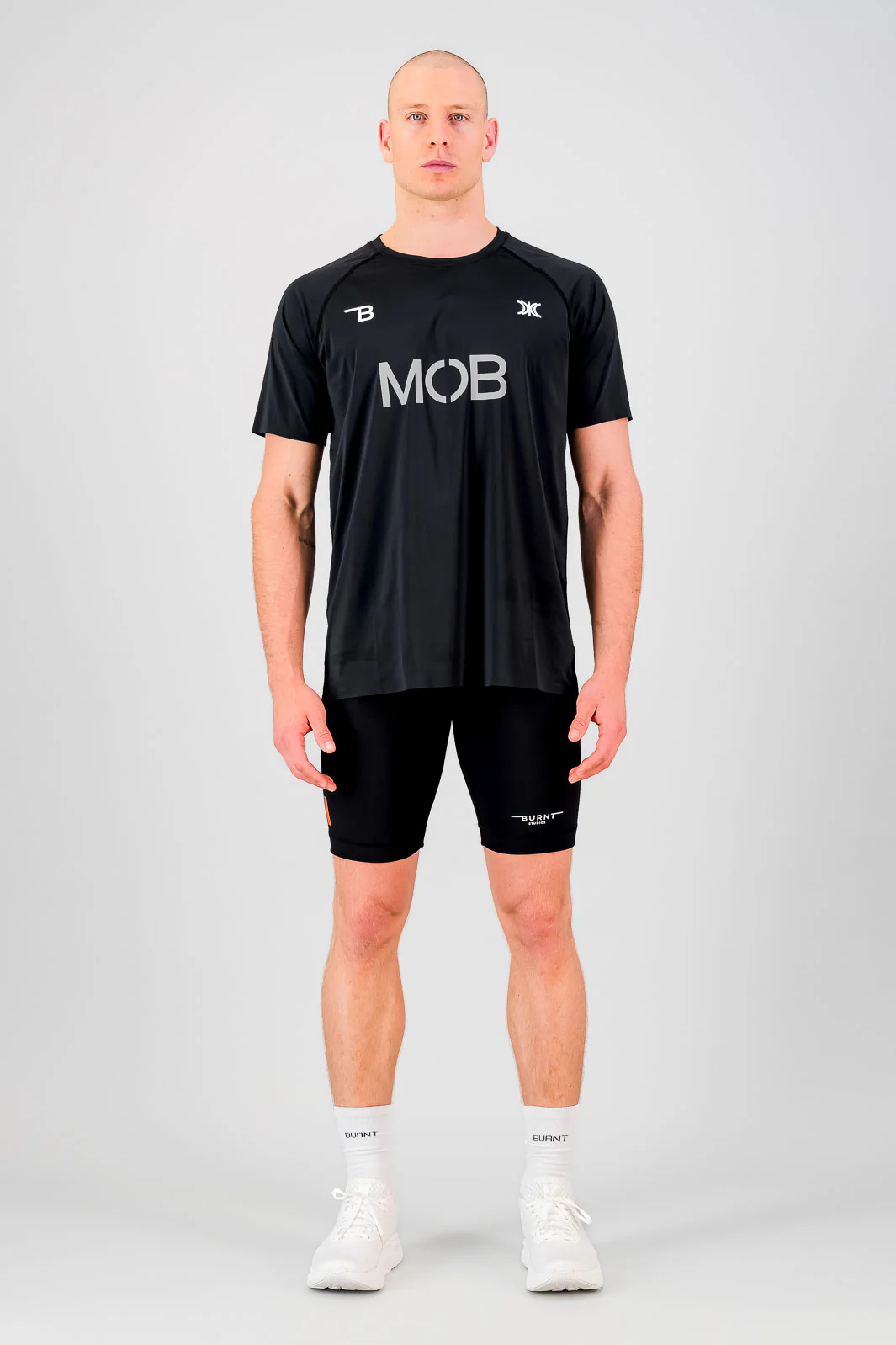 MOB x Burnt Men's Run Club Tee - Image 6