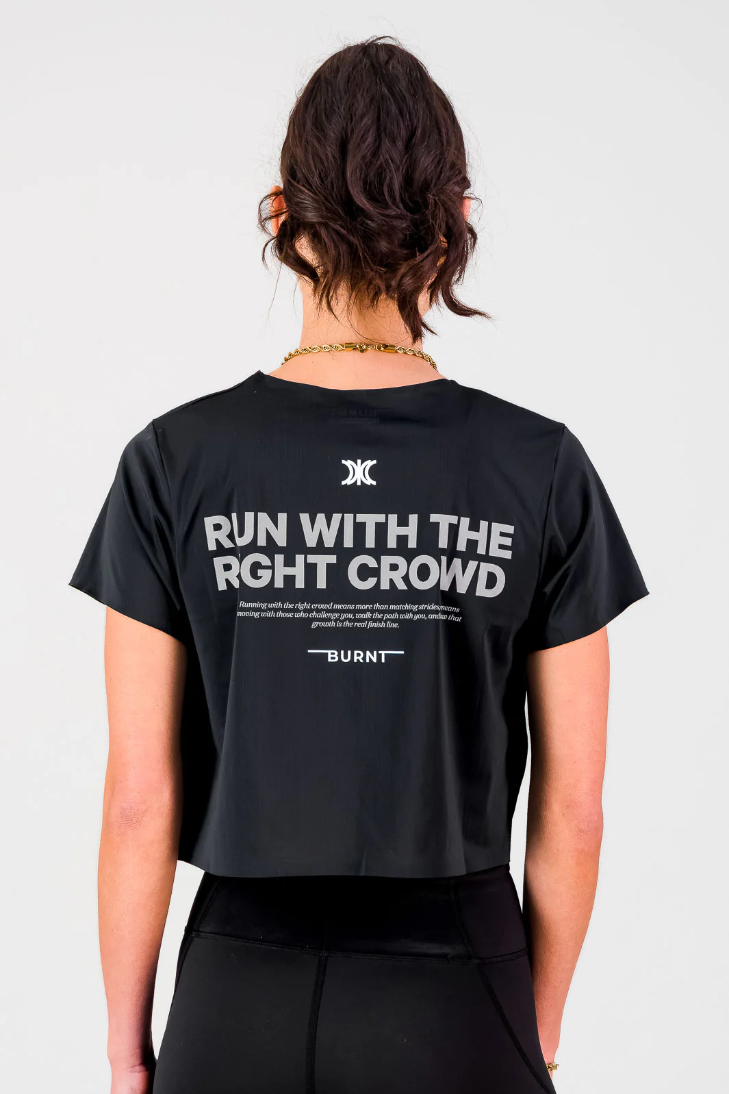 MOB x Burnt Women's Run Club Tee - Image 2