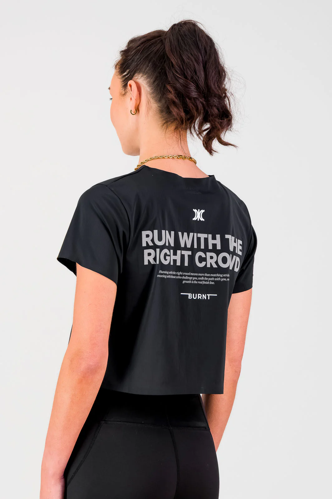 MOB x Burnt Women's Run Club Tee - Image 5