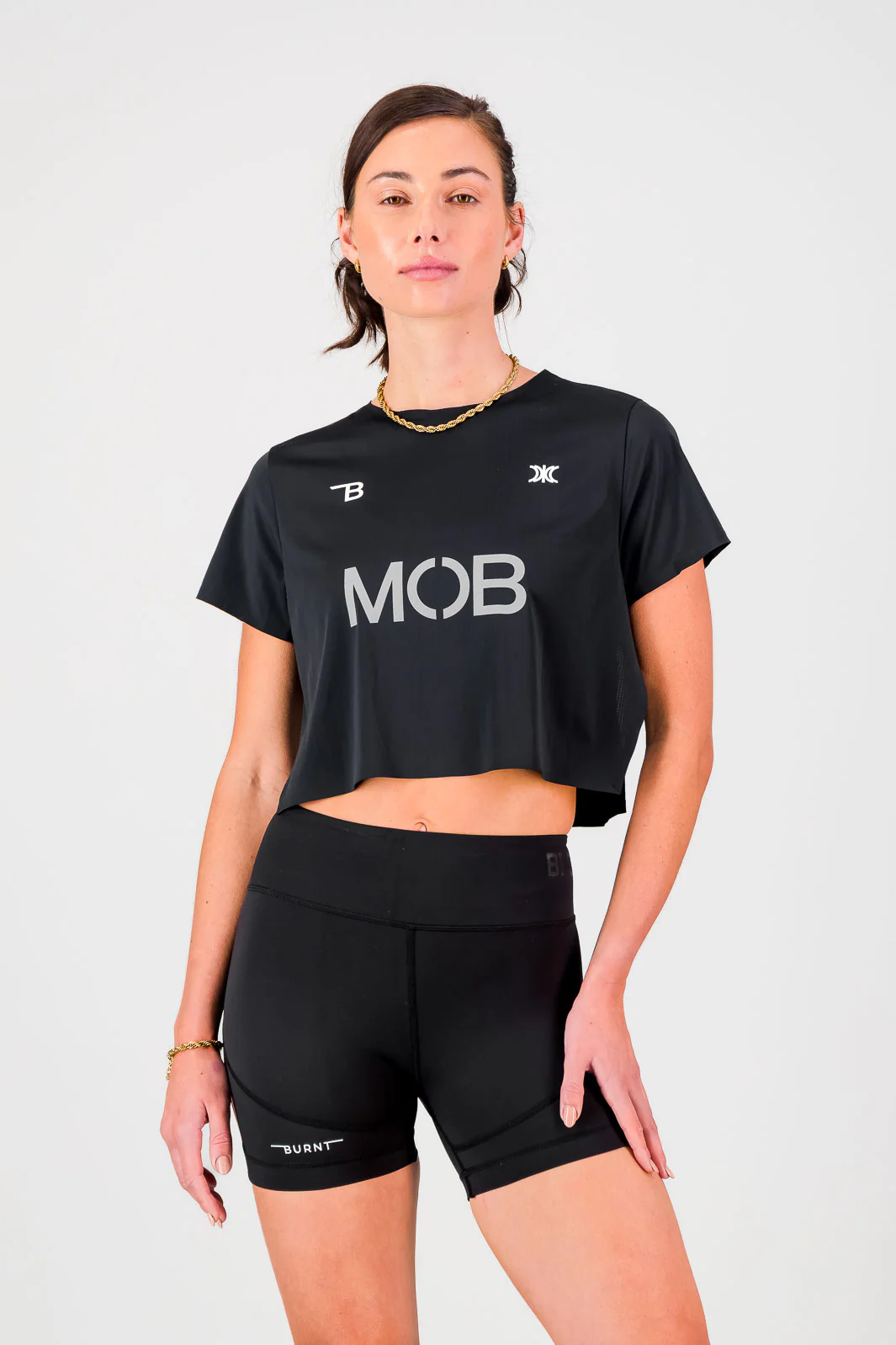 MOB x Burnt Women's Run Club Tee - Image 6
