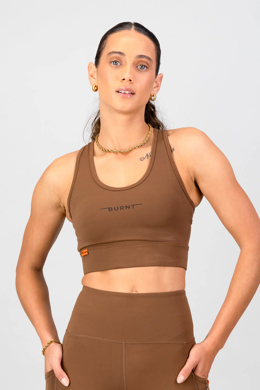 Momentum Sports Bra - Clay - Image 4