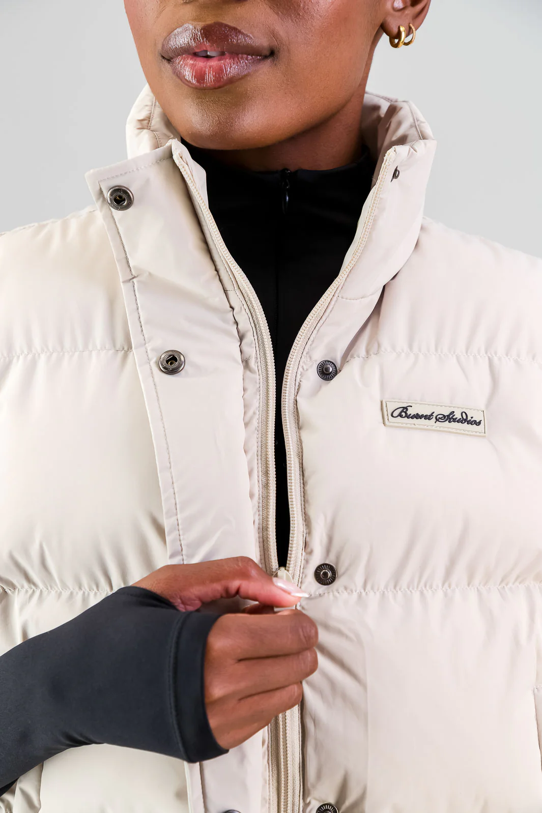 Montana THERMOLITE® Puffer Gilet - Cream - Image 7