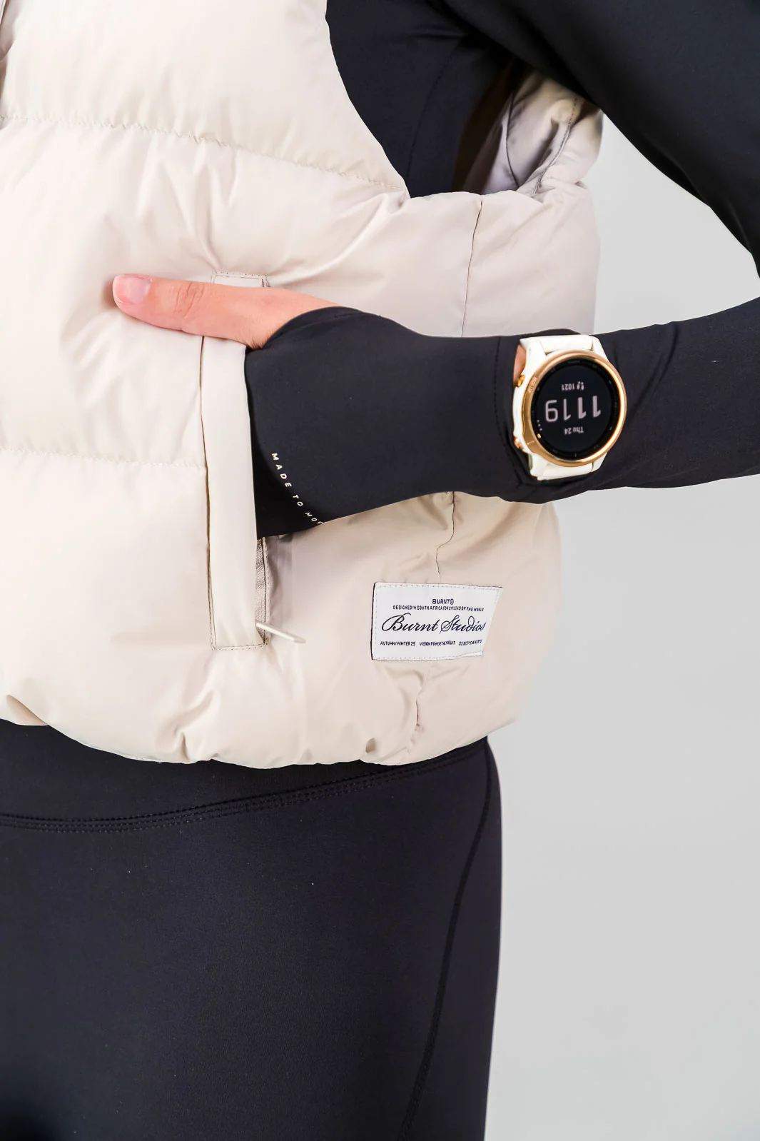Montana THERMOLITE® Puffer Gilet - Cream - Image 8