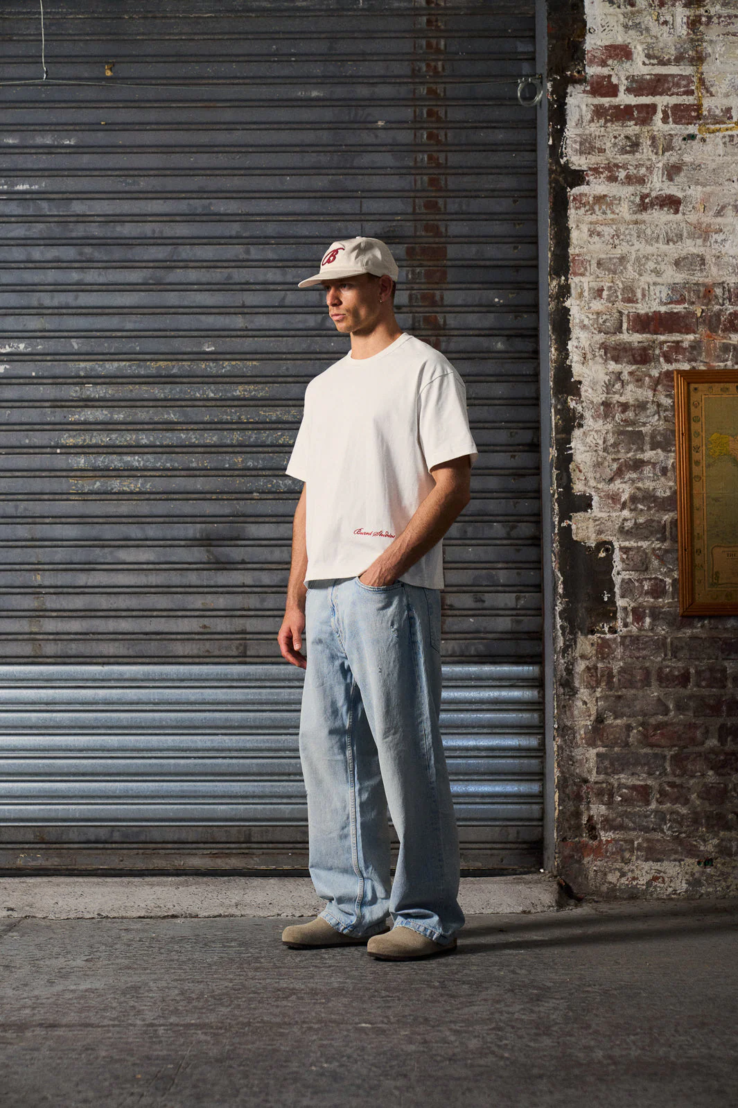 Motel Boxed Tee - White - Image 5