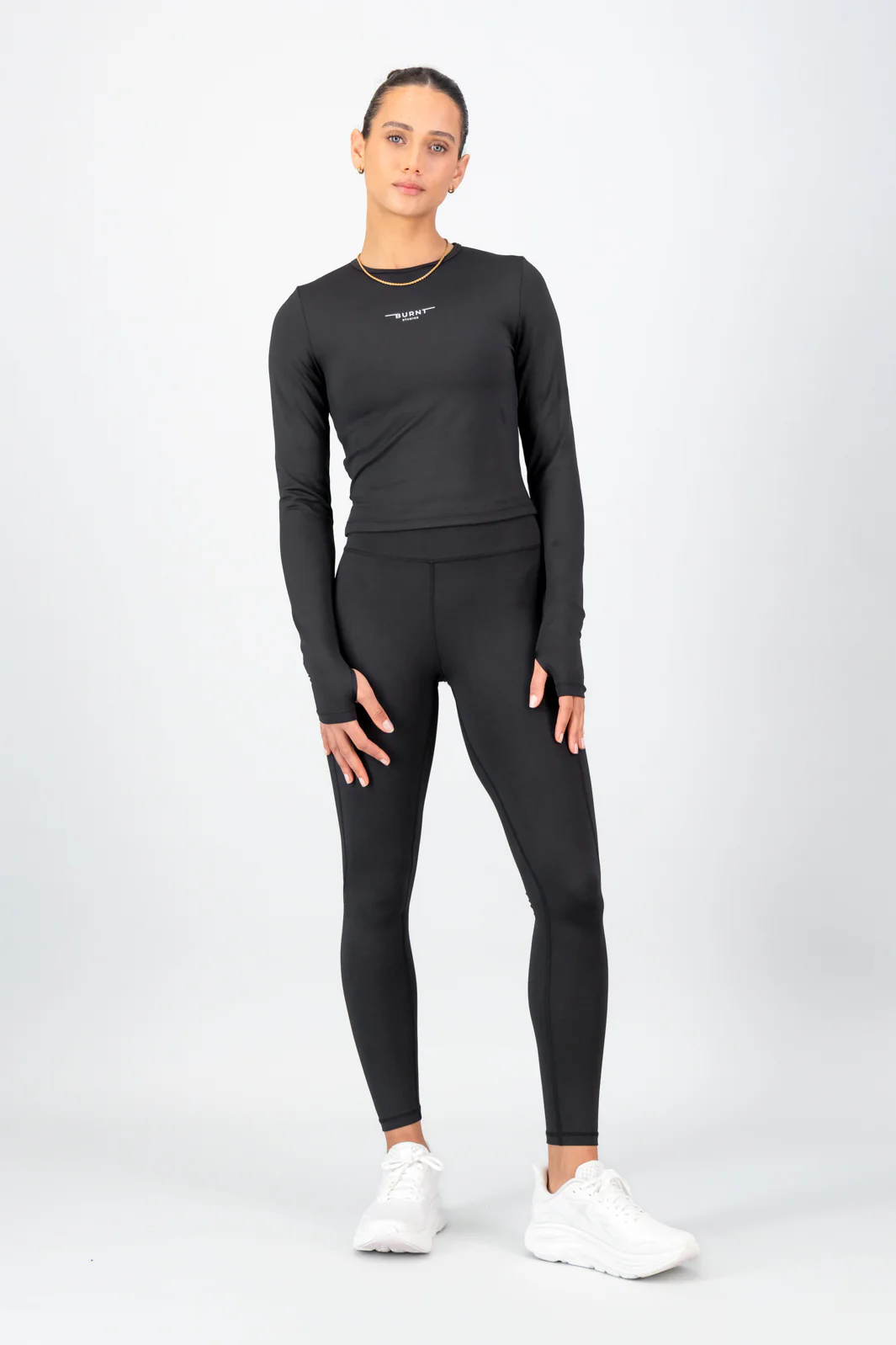 Essential Olivia Fitted Long Sleeve - Black - Image 6