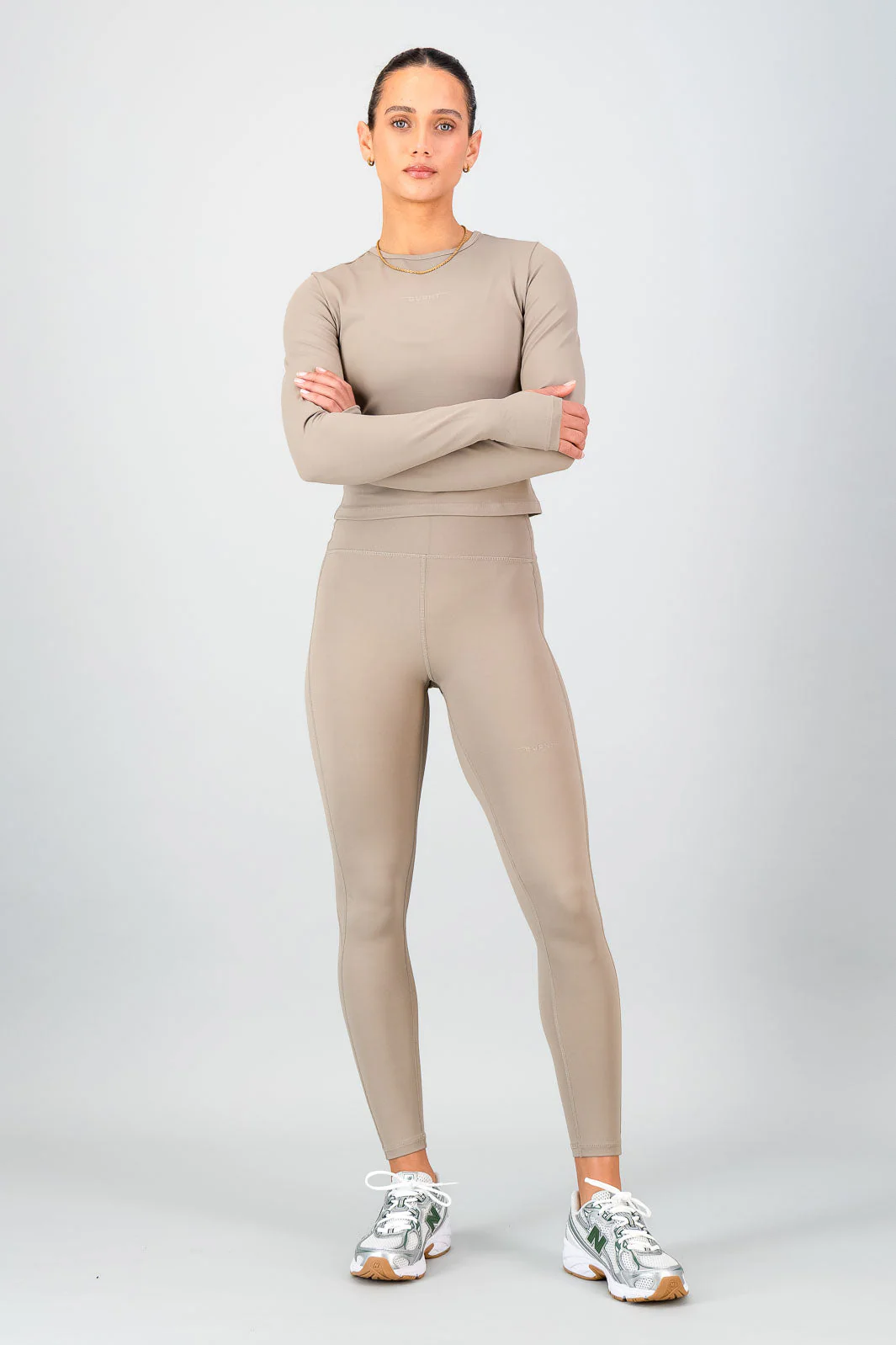 Olivia Fitted Long Sleeve - Cashew - Image 5