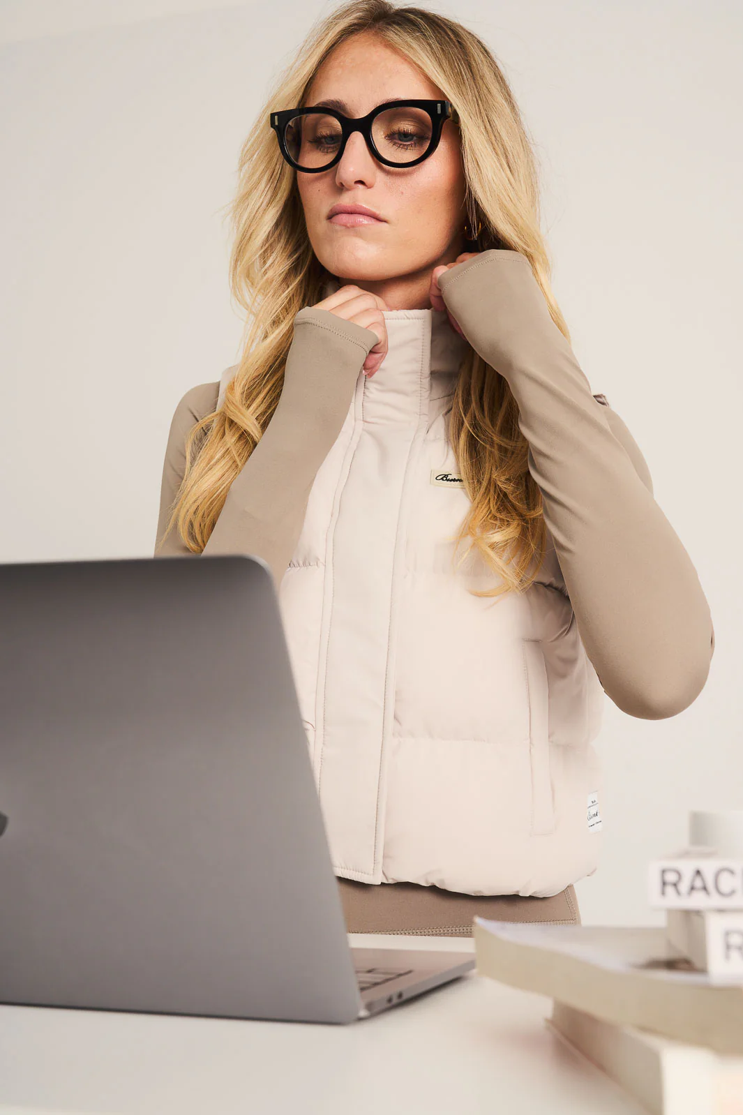 Olivia Fitted Long Sleeve - Cashew - Image 6