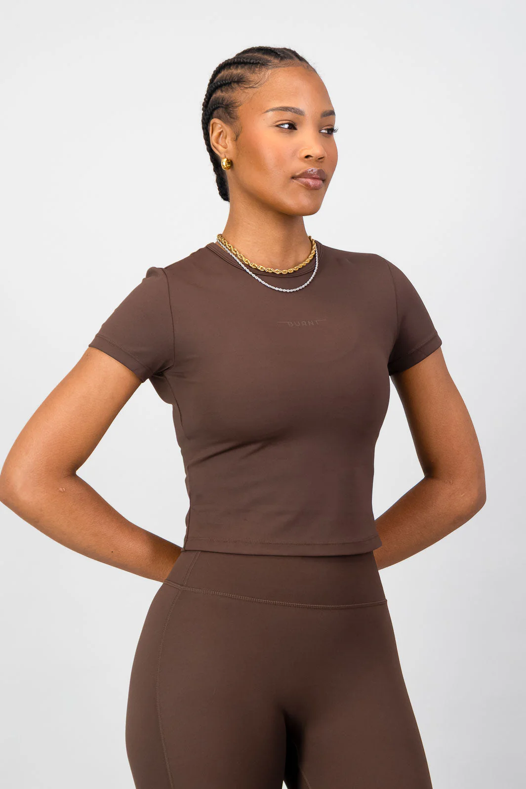 Olivia Fitted Tee - Hazel - Image 4