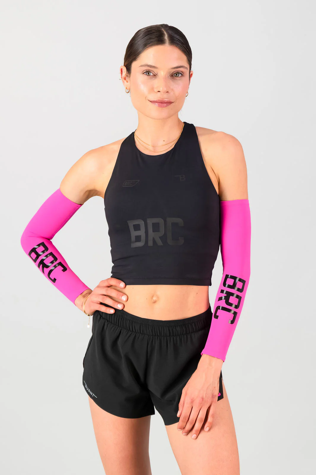 Pro Run Sleeves - Electric Pink - Image 3
