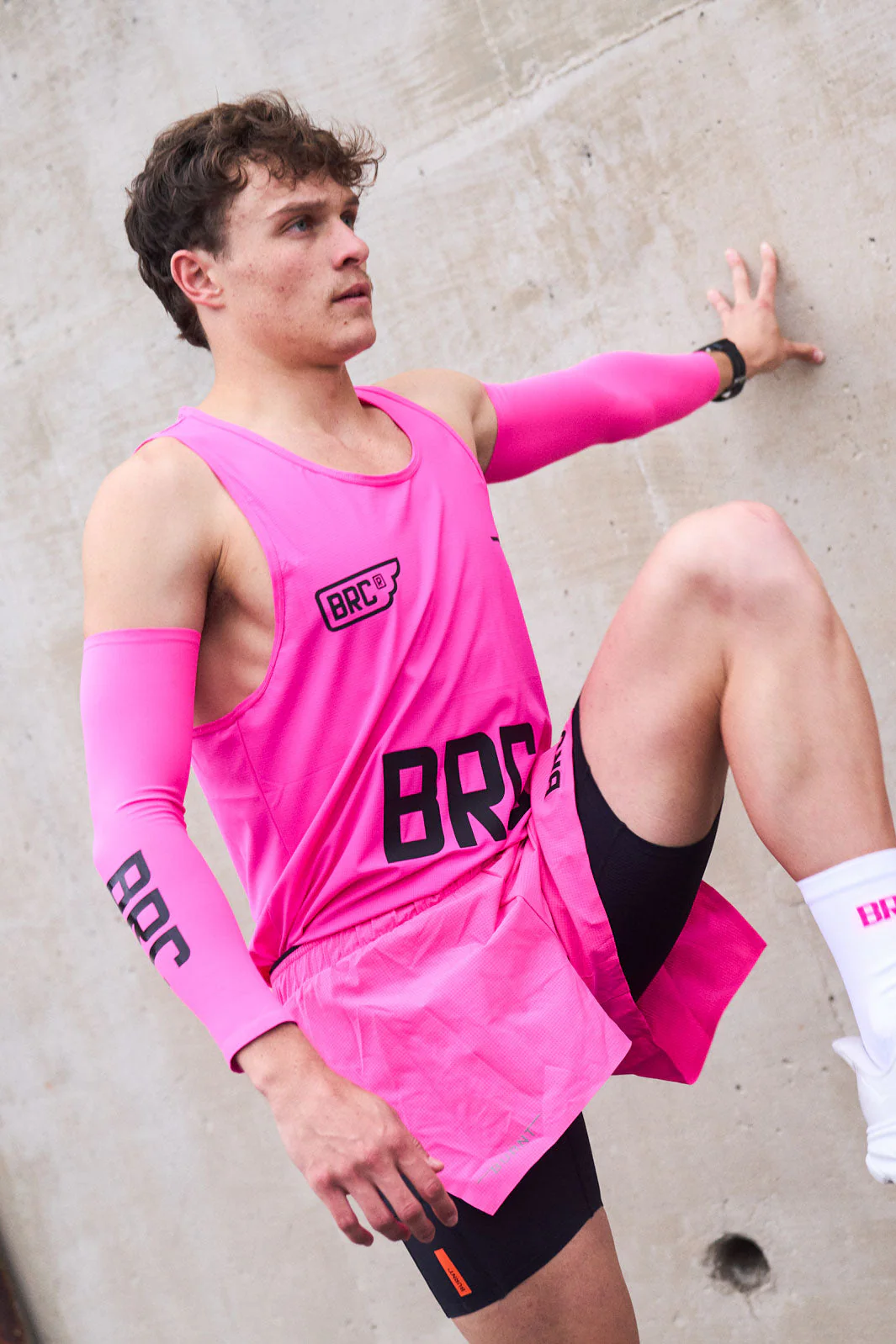Pro Run Sleeves - Electric Pink - Image 7