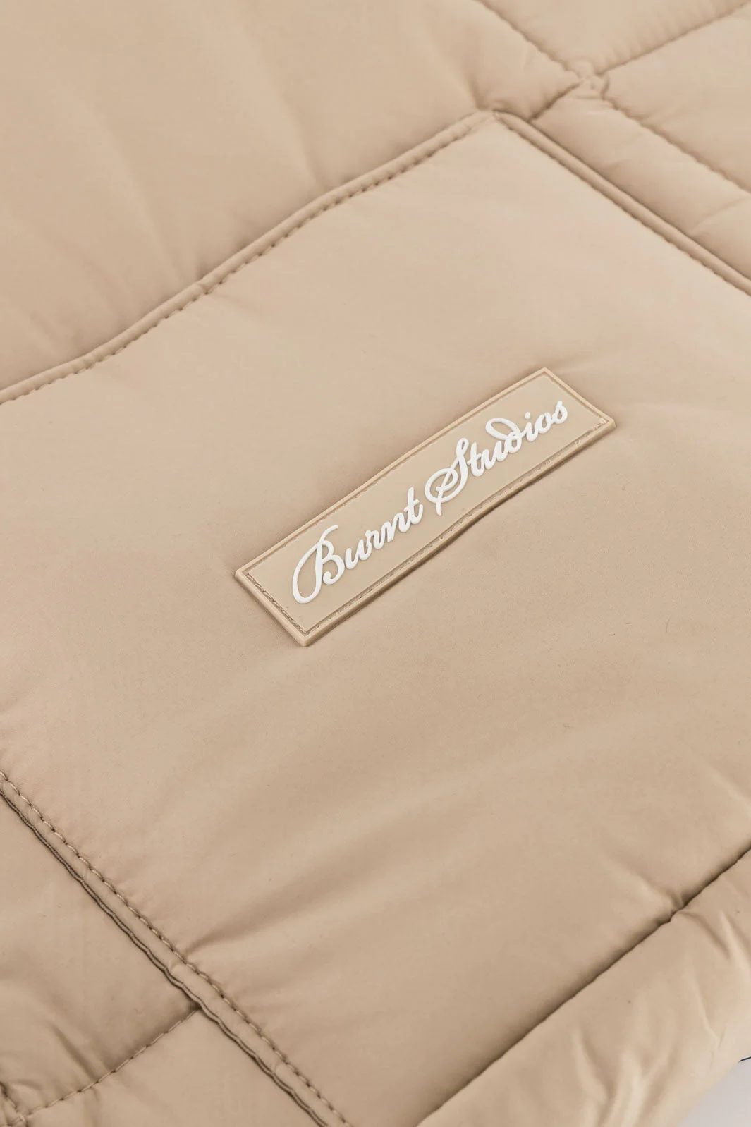 Quilted Tote Bag - Cashew - Image 3