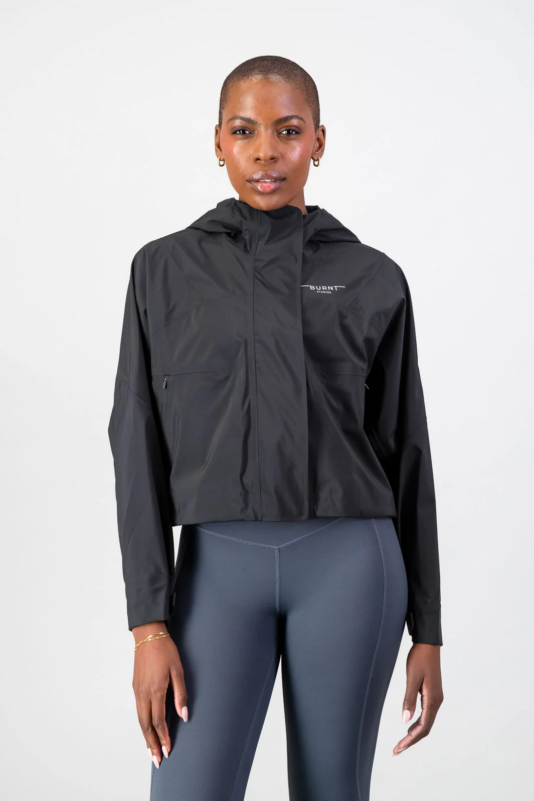 Signature Waterproof Jacket - Black - Image 4