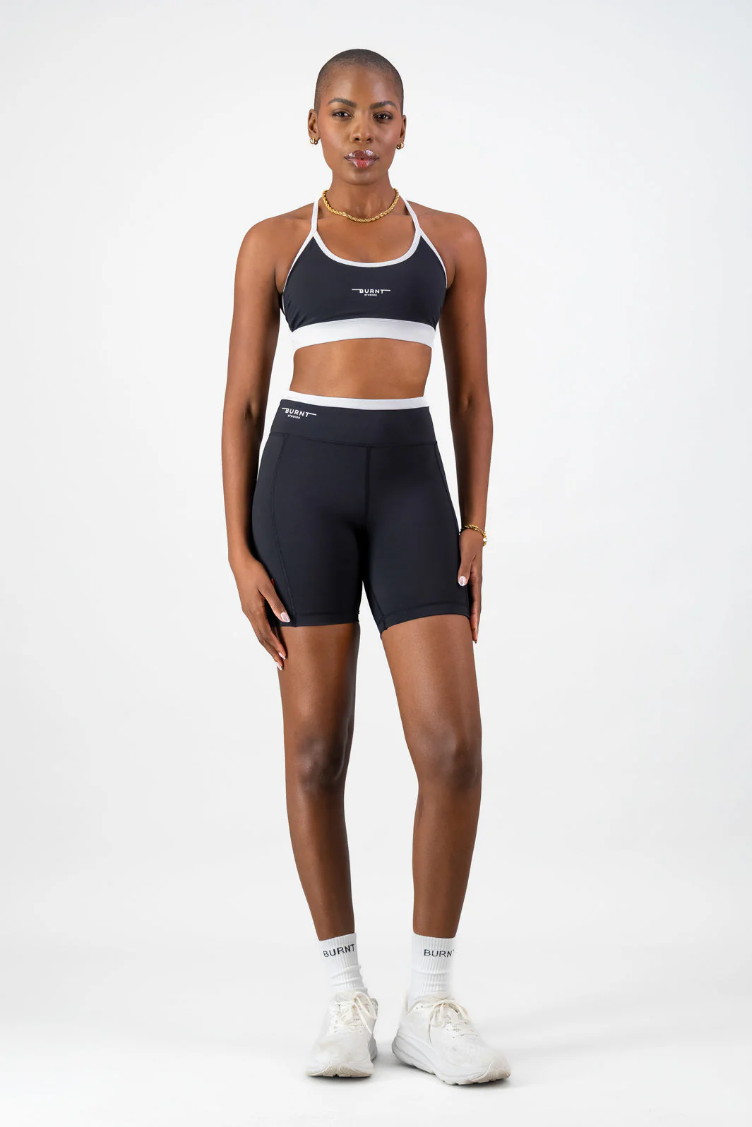 Soleil Shorts - Black & White - Image 10