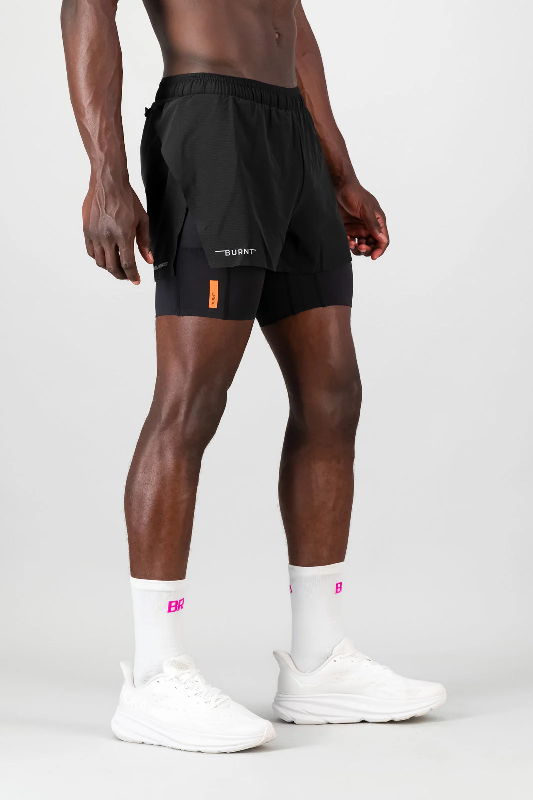 SprintRacer Men's 2-in-1 Pro Shorts - Black - Image 4