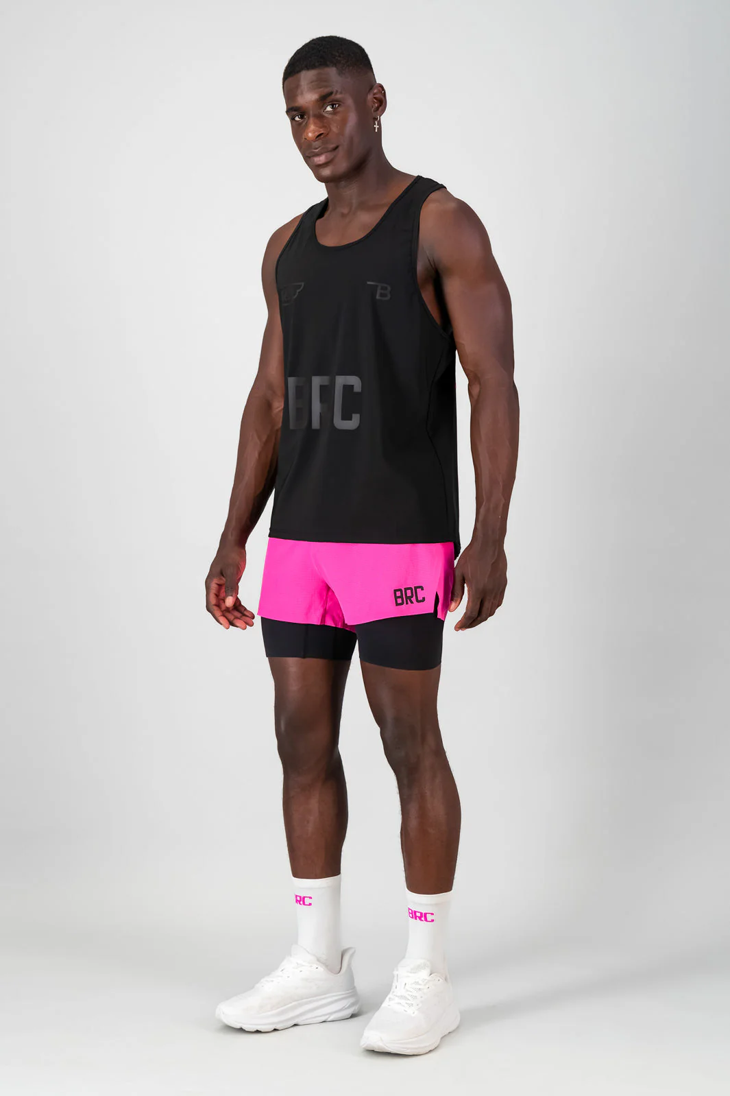SprintRacer Men's 2-in-1 Pro Shorts - Electric Pink - Image 5