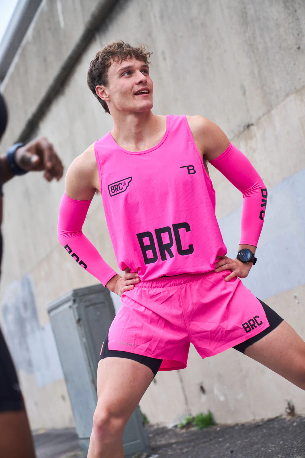 SprintRacer Men's 2-in-1 Pro Shorts - Electric Pink - Image 6