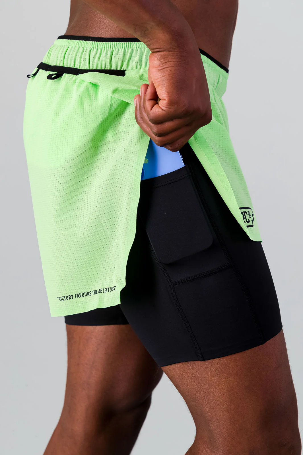 SprintRacer Men's 2-in-1 Short - Mint - Image 4