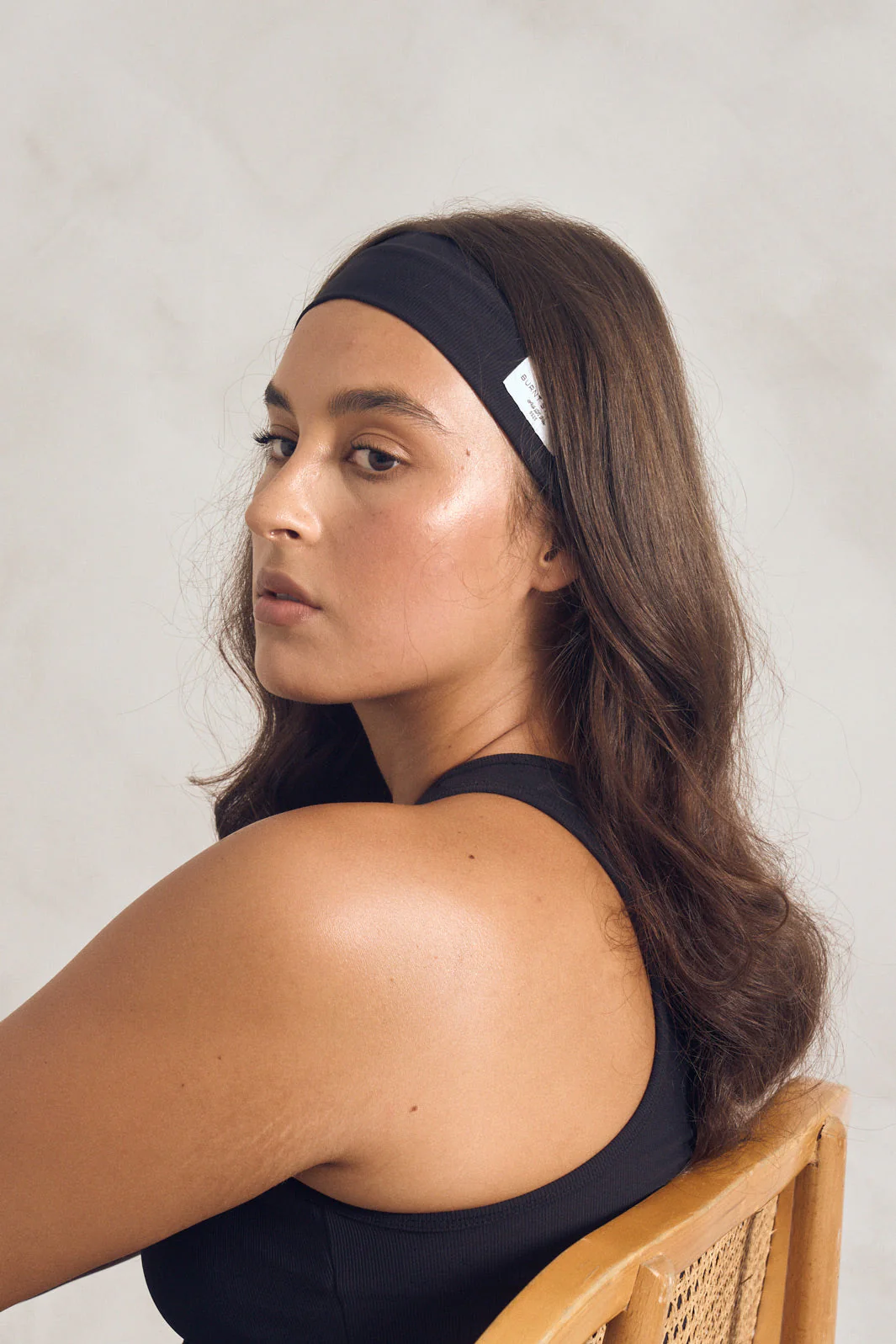 Stile Di Vita Rib Headband - Black - Image 4