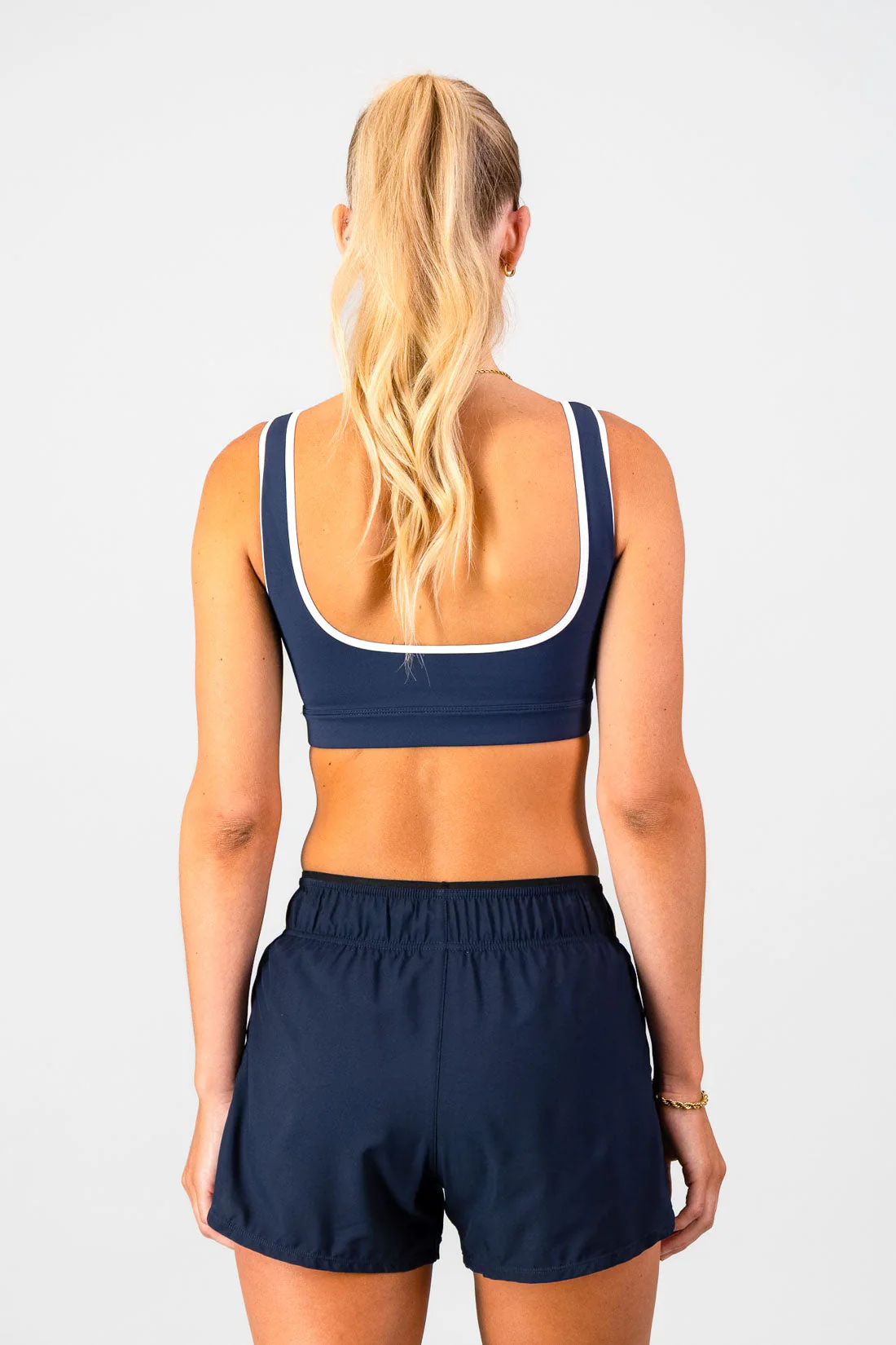 Trophy Bra - Navy & White - Image 3