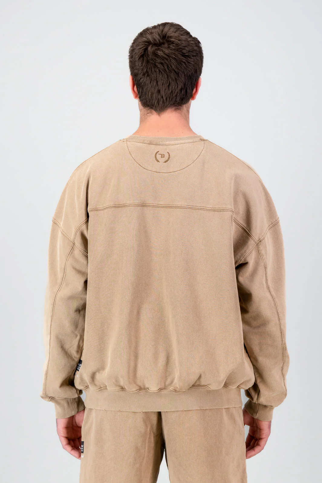Ultra Heavy Crew Top - Brown - Image 3