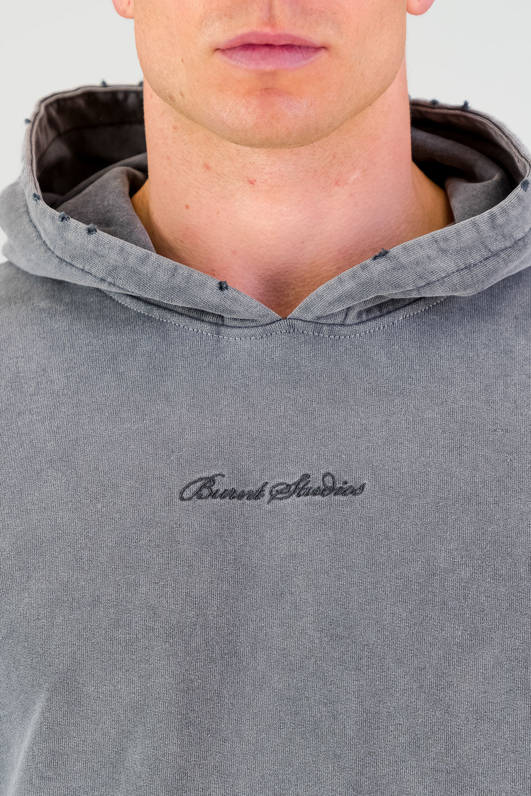 Ultra Heavy Hoodie - Light Grey - Image 4