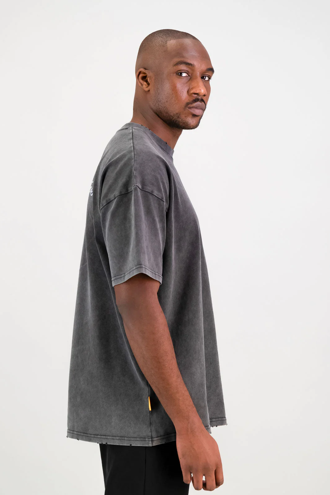 Ultra Heavy Oversized Tee - Acid Black - Image 3